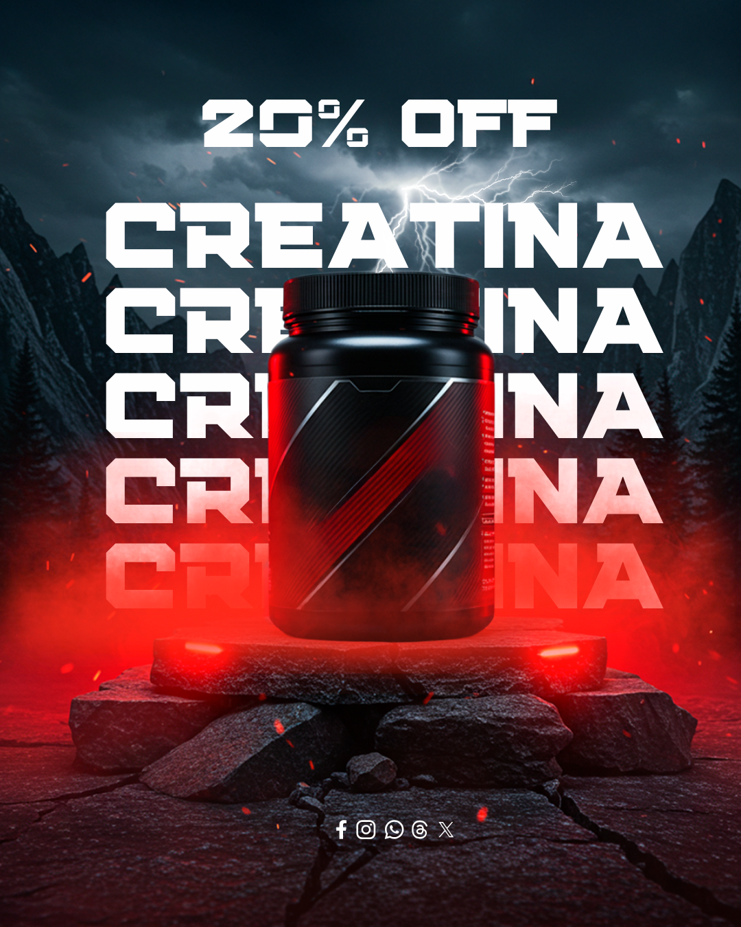 Promoção de Creatina